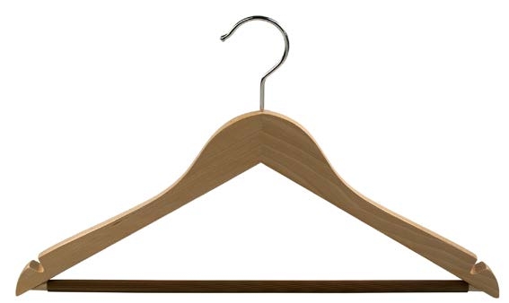 Holzkleiderbügel Standard flach 7281 Holzkleiderbügel Standard flach 7281