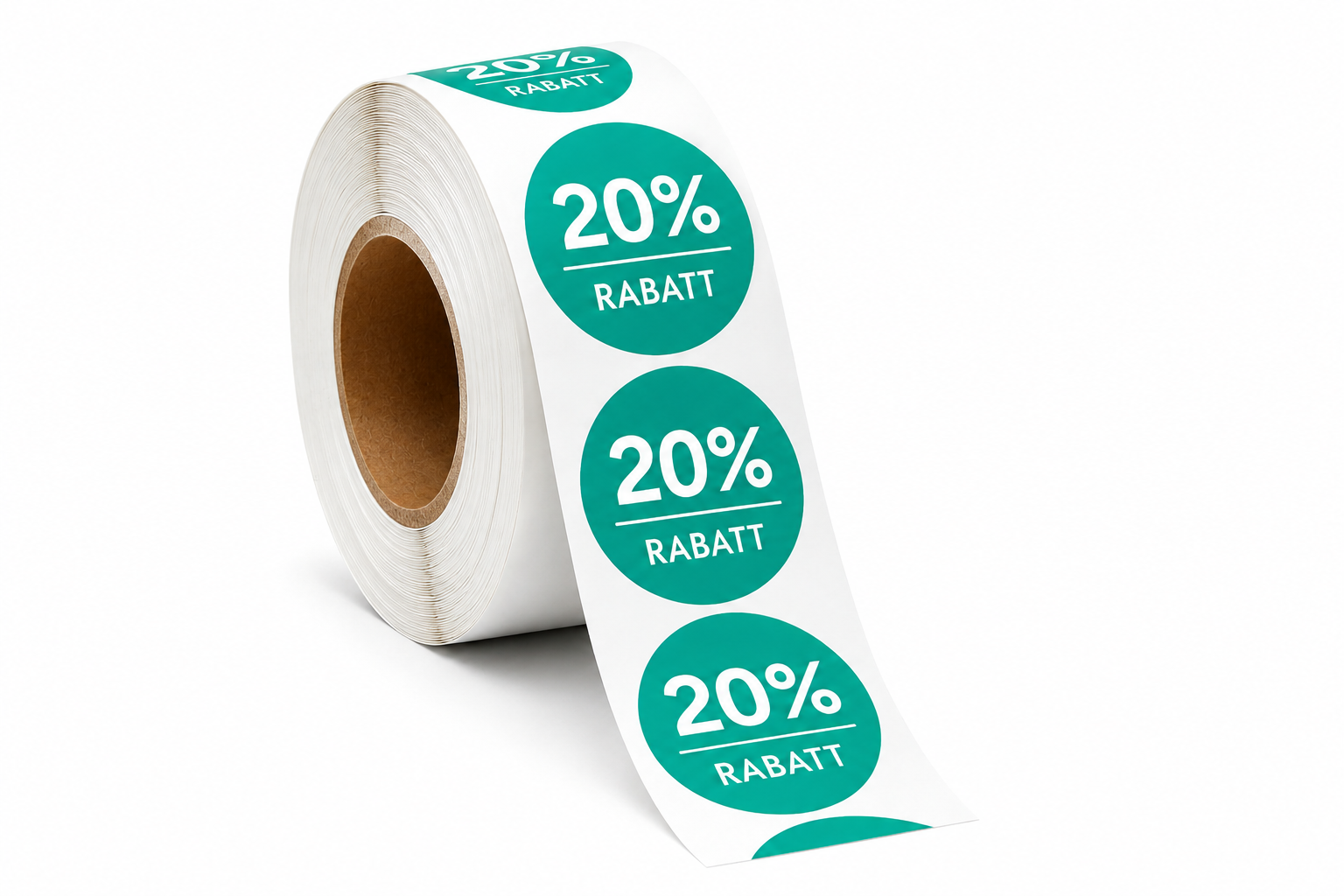 Haftetiketten 02 türkis - 20% Rabatt
