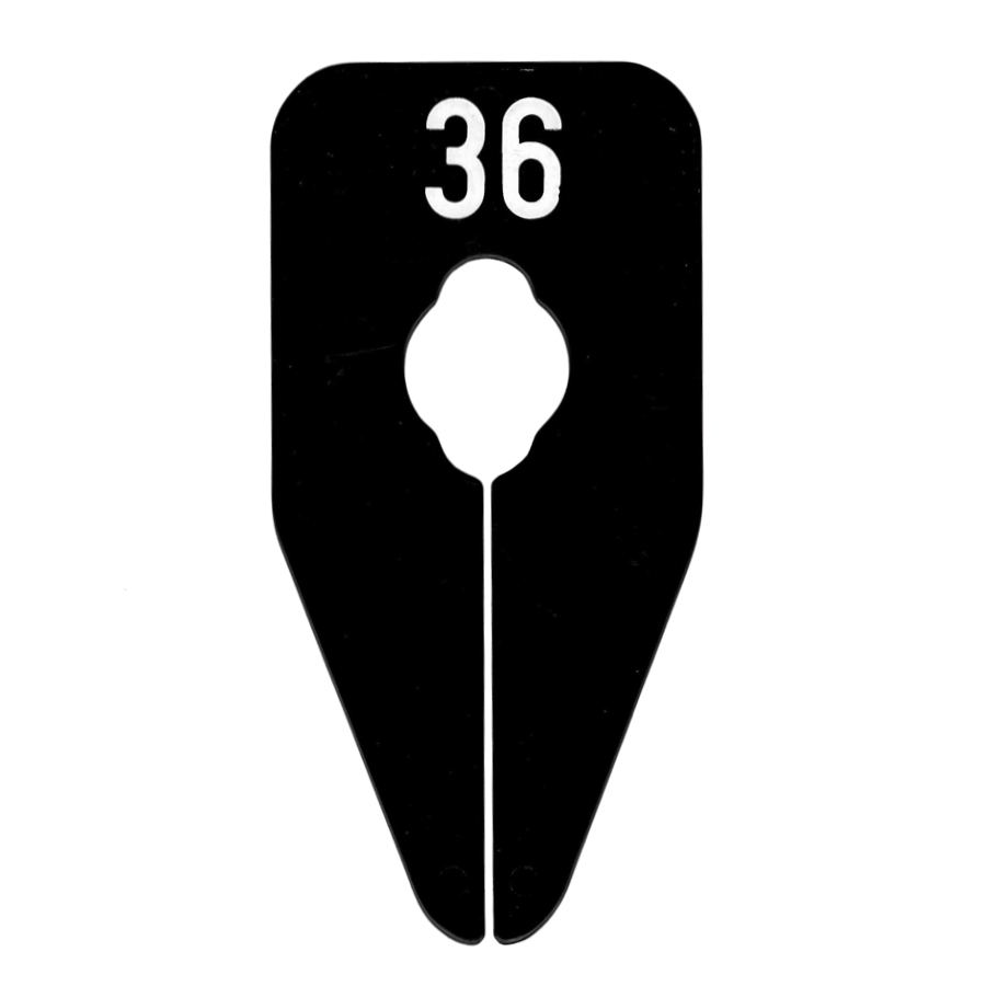 Größenscheibe K I schwarz (XXS-188)