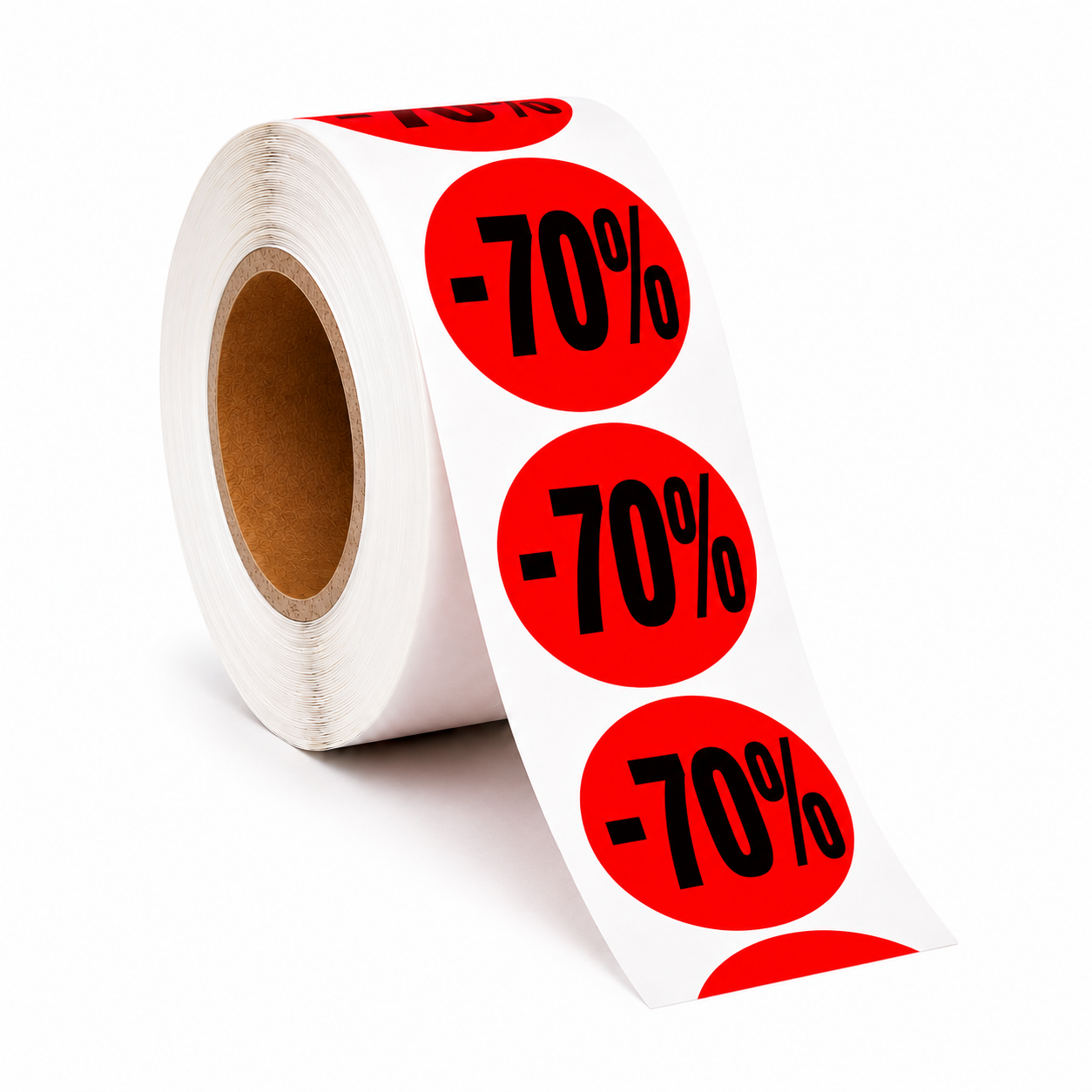 Haftetiketten leuchtrot - 70%