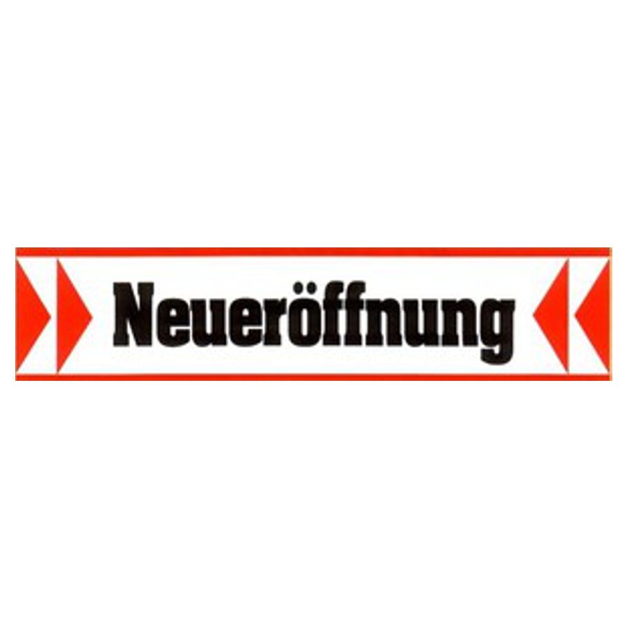 Ankleber Neueröffnung