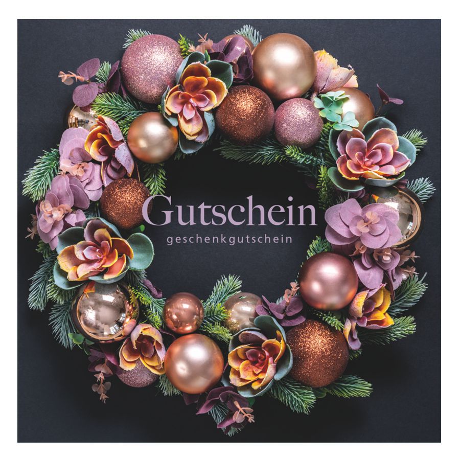 Gutscheine Weihnachten mit Kuvert - 12x12cm