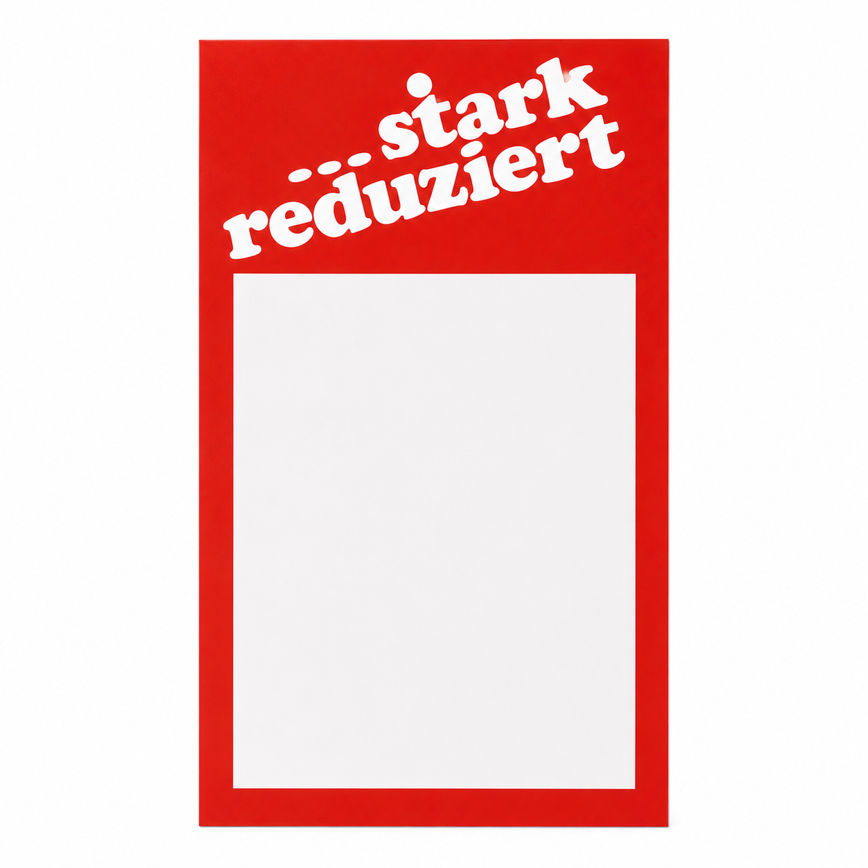 Etiketten bedruckt - ...stark reduziert