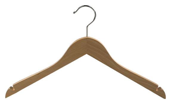 Holzkleiderbügel Standard flach 7272 Holzkleiderbügel Standard flach 7272