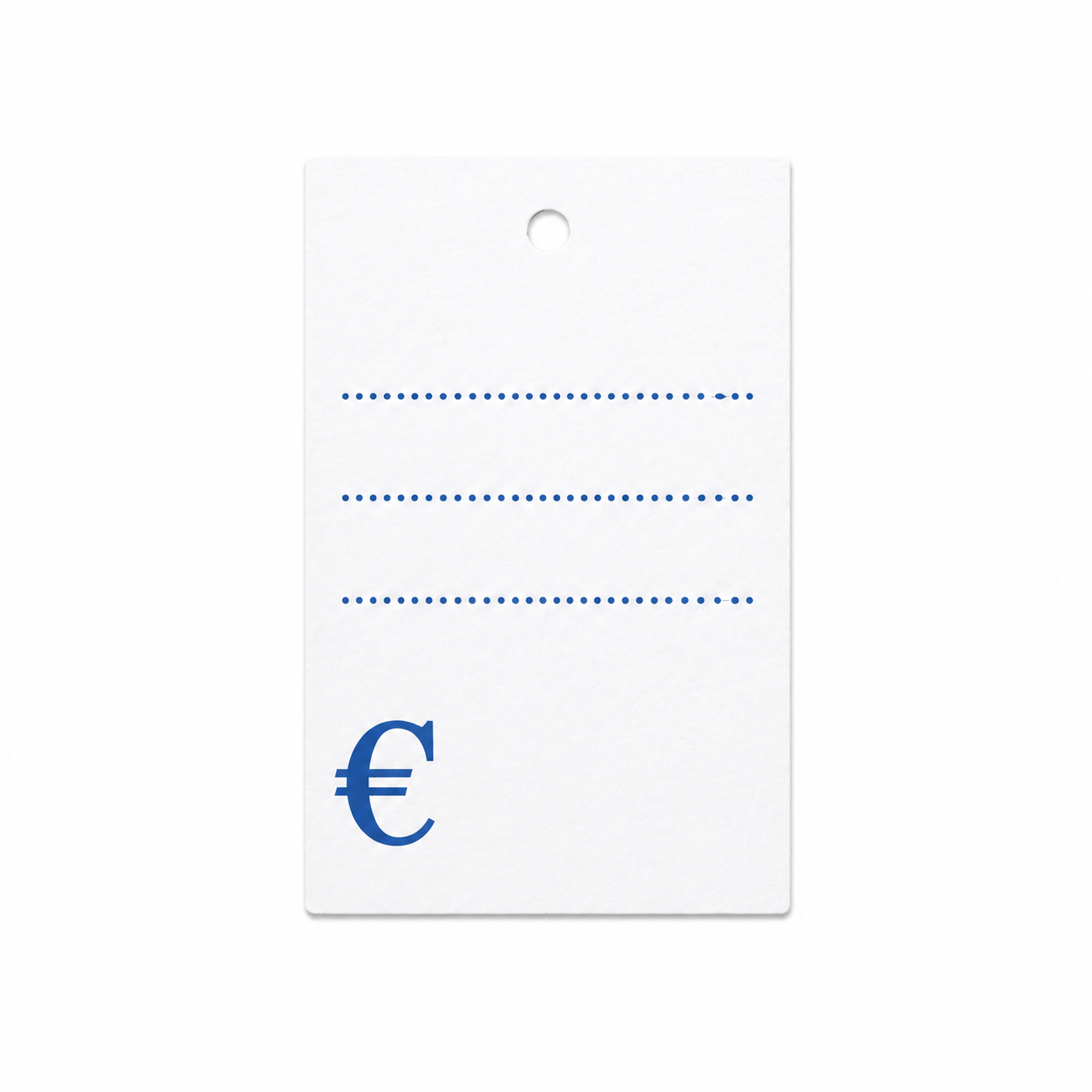 Etiketten bedruckt - €