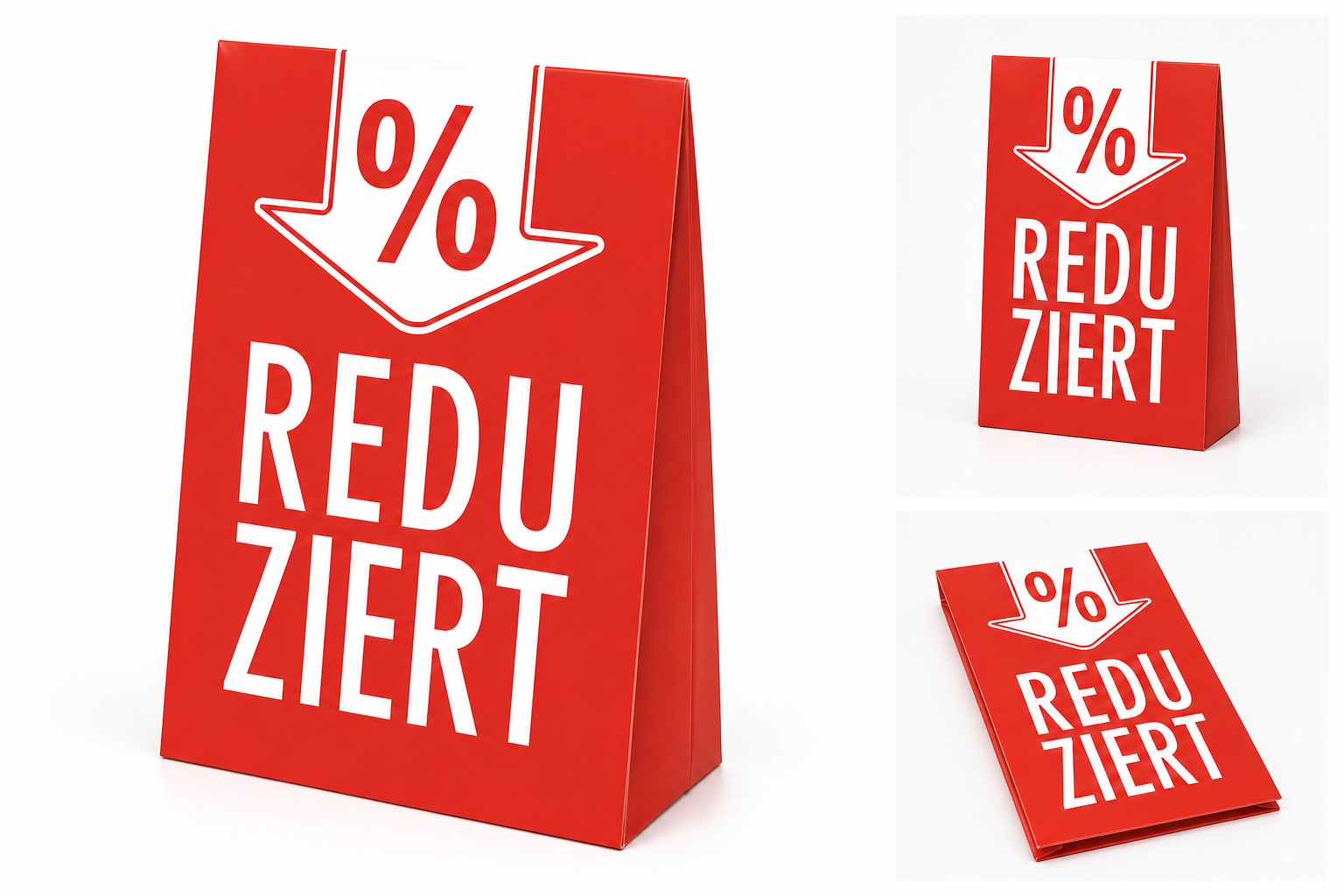 Dachaufsteller Pfeil Reduziert DIN A3