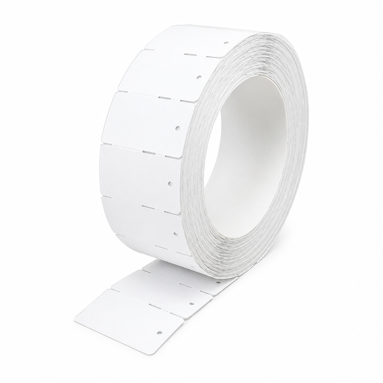 Etikettenrolle unbedruckt - weiß 30x58mm