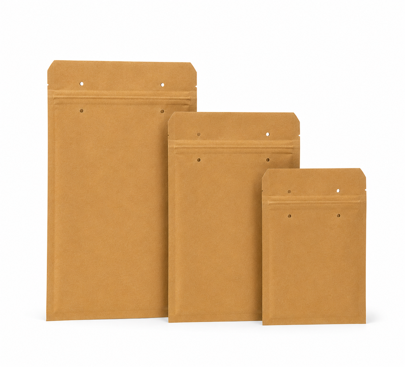 Luftpolstertaschen braun - DIN A5/A4/A3