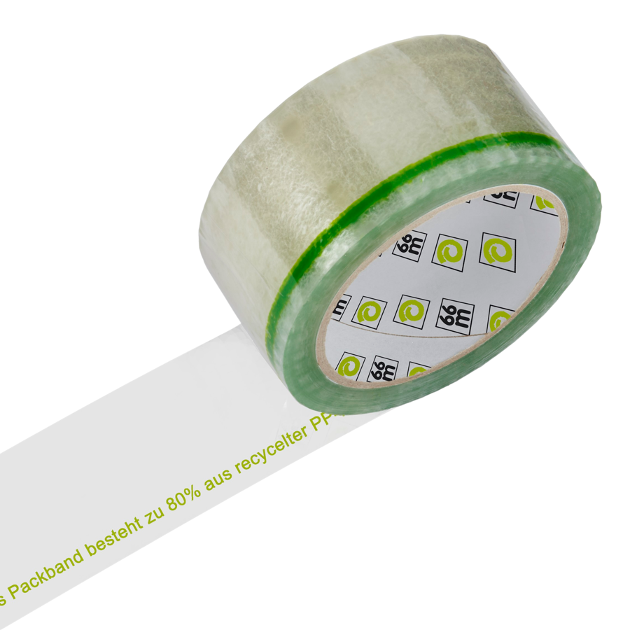 Klebeband transparent Recyclinganteil
