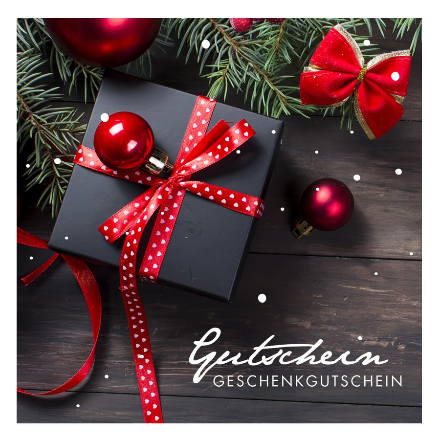 Gutscheine Weihnachten mit Kuvert - 12x12cm