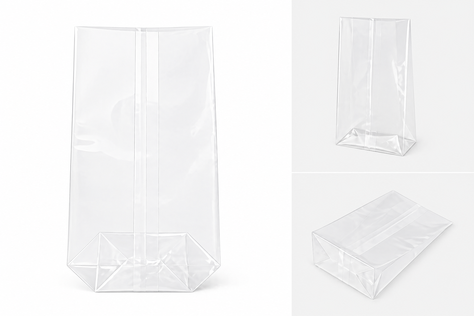 PP-Bodenbeutel transparent