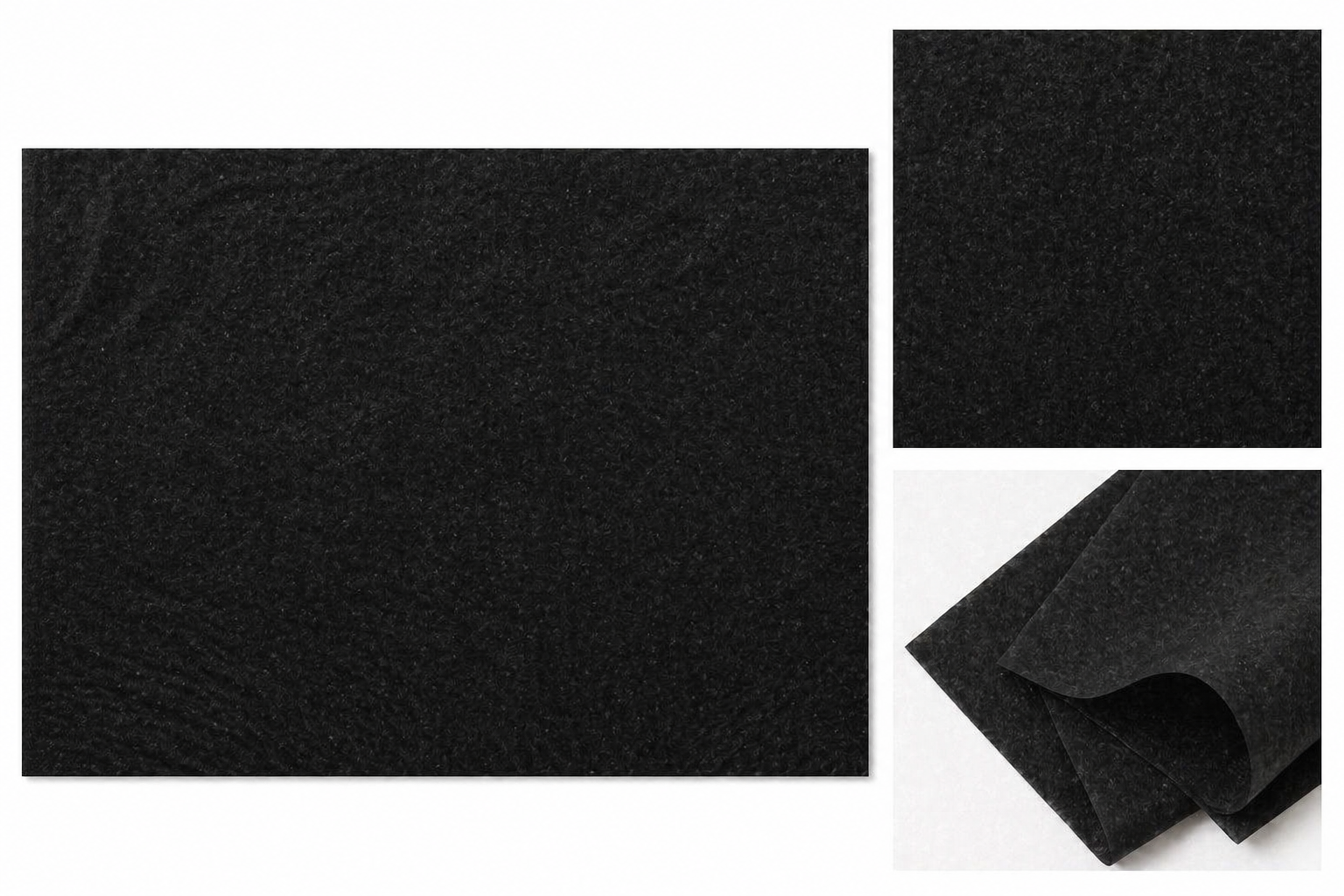 Seidenpapier schwarz 50 x 75cm