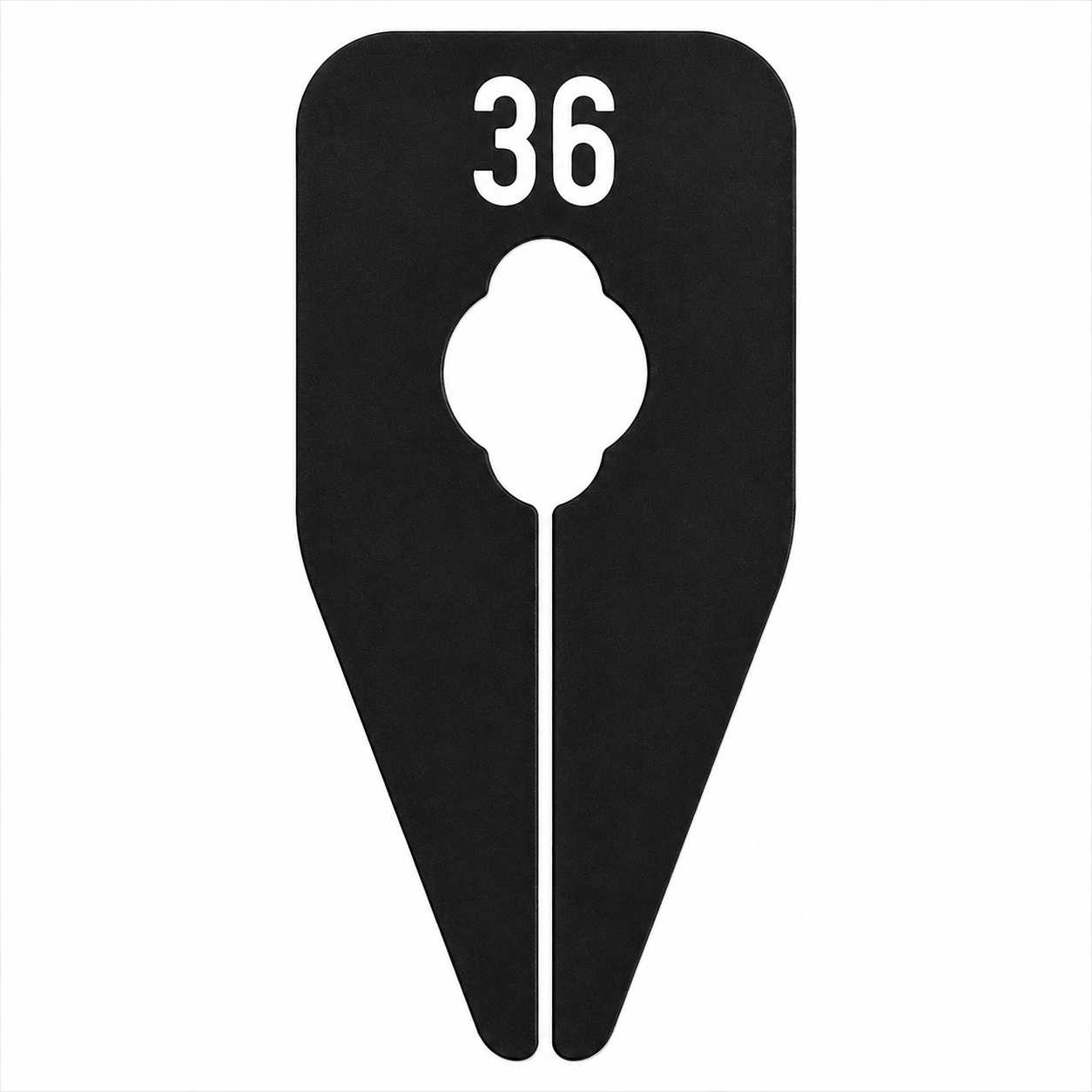 Größenscheibe K I schwarz (XXS-188)