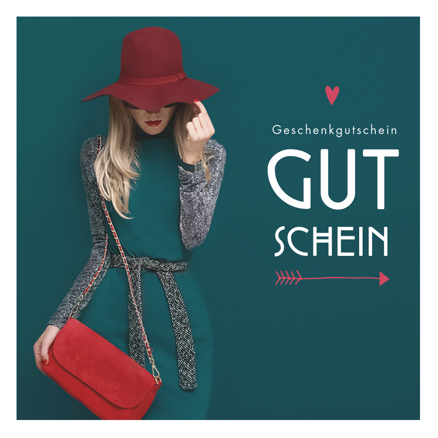 Gutscheine mit Kuvert - 12x12cm