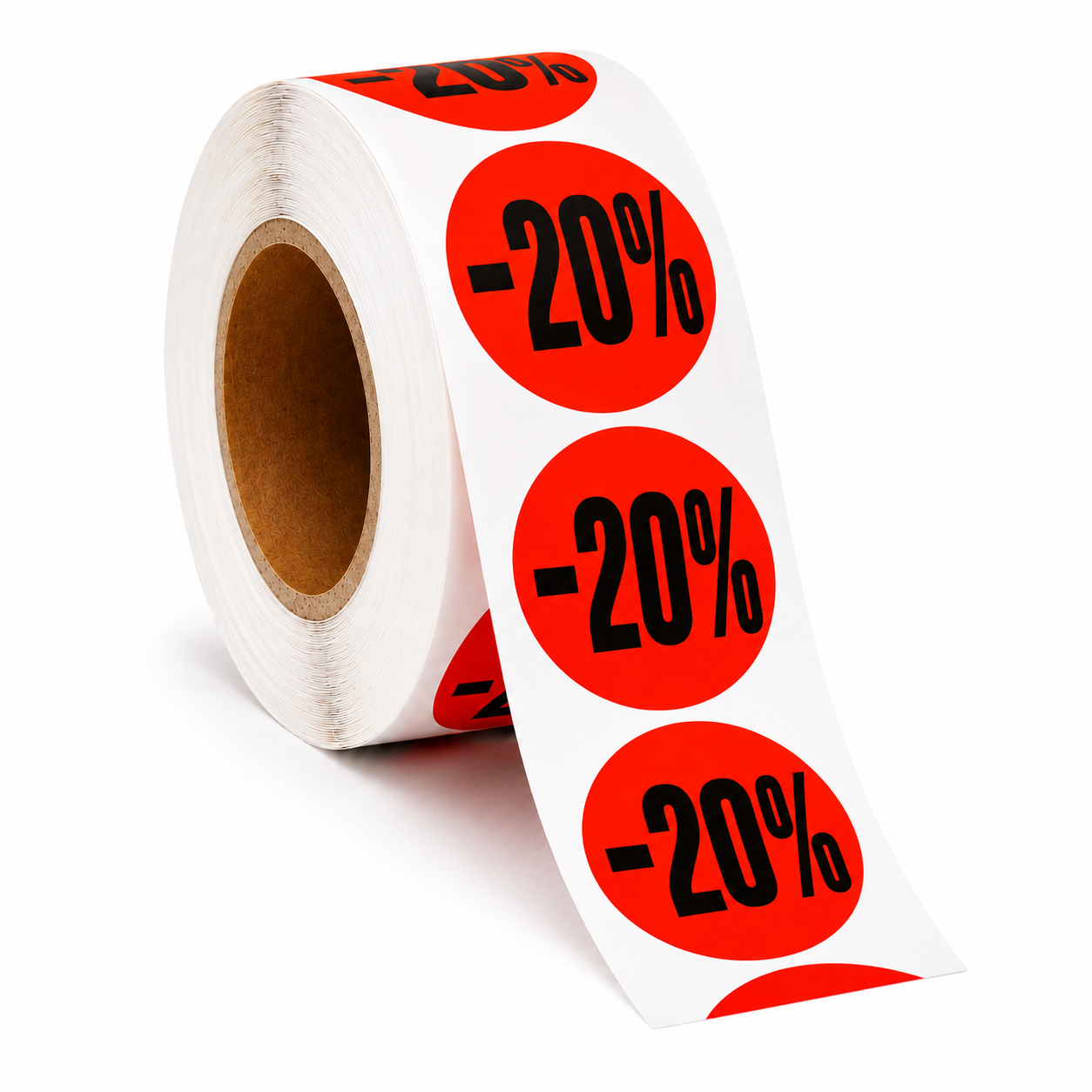 Haftetiketten leuchtrot - 20%