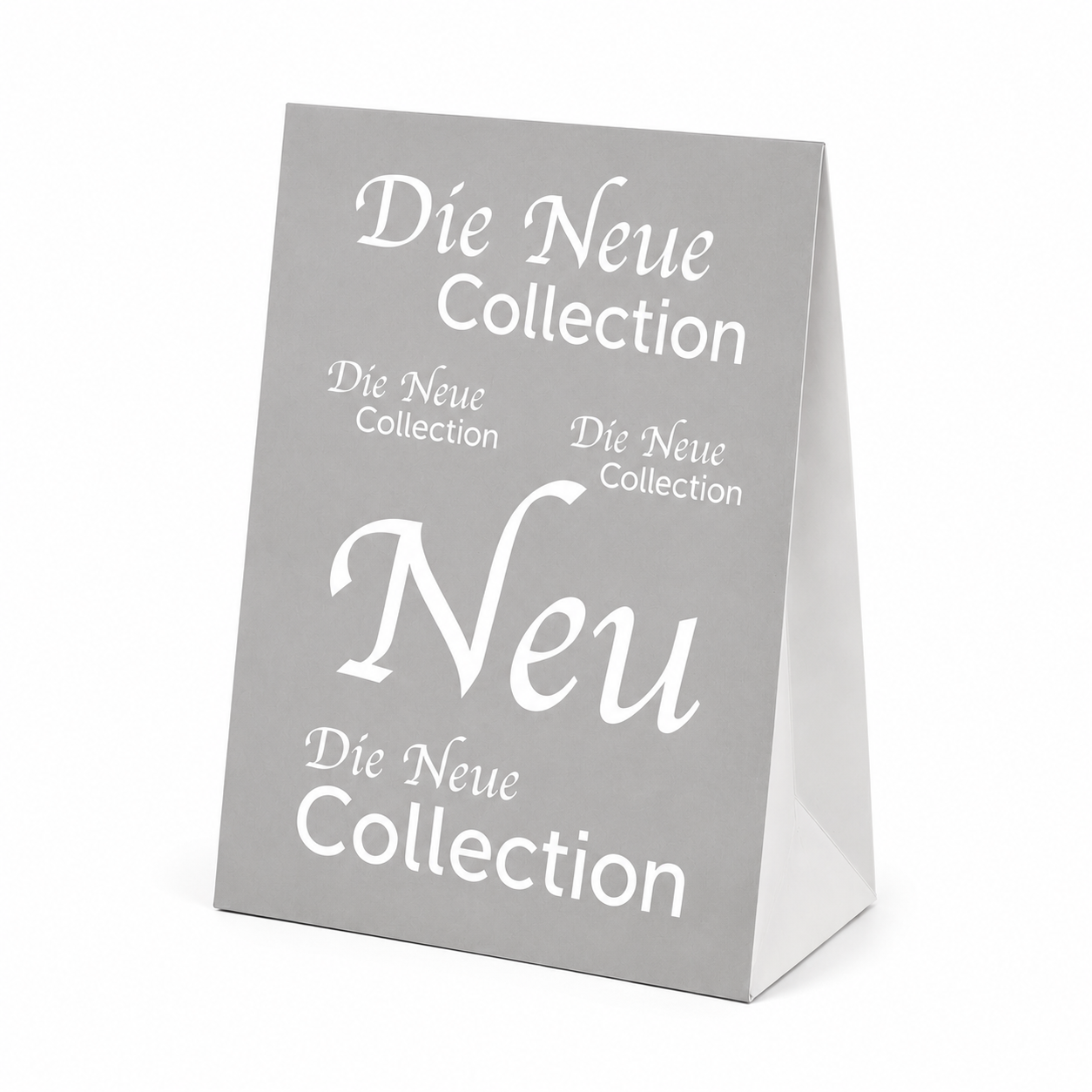 Dachaufsteller Neue Collection DIN A3