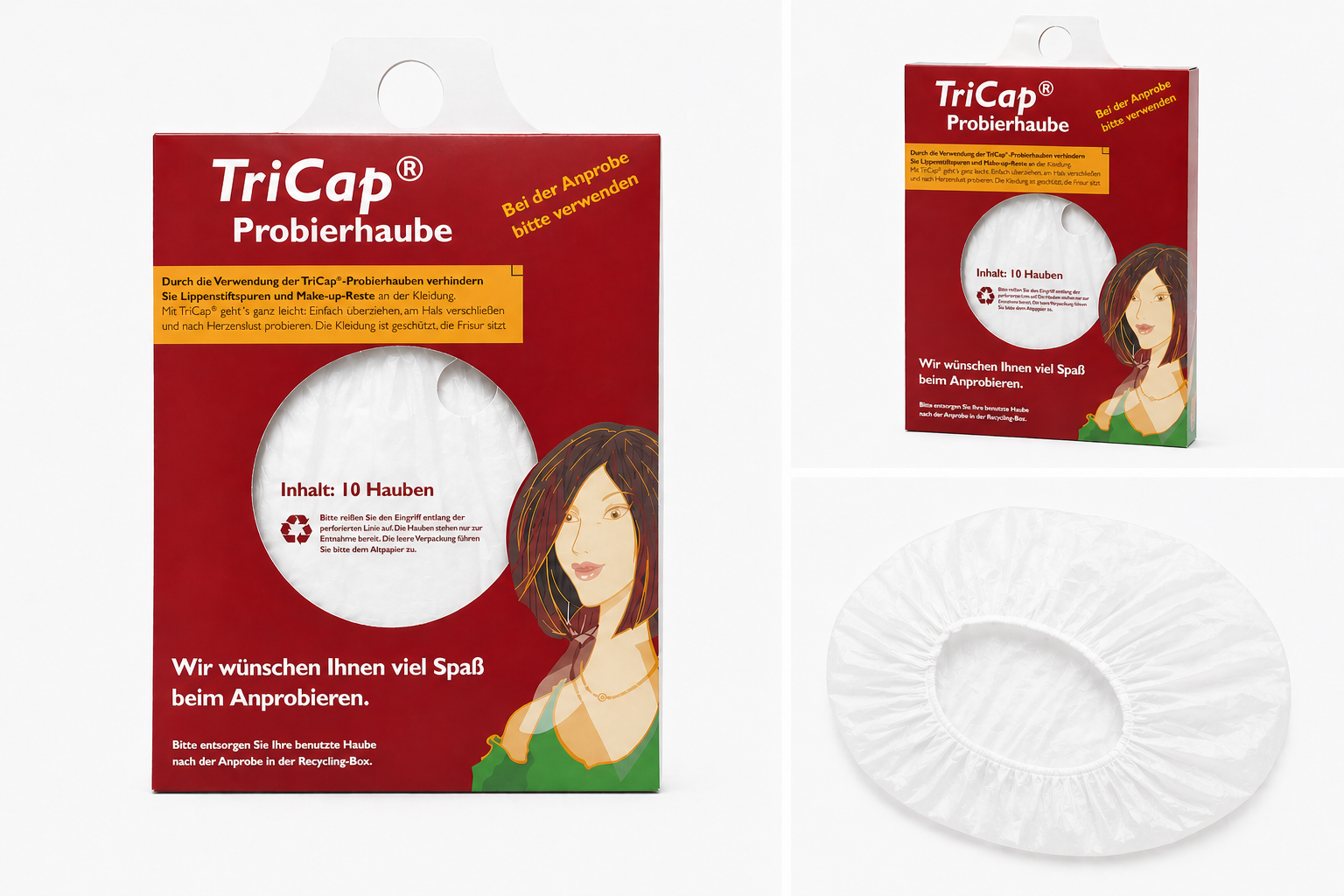 Schminkschutzhauben - TriCap®