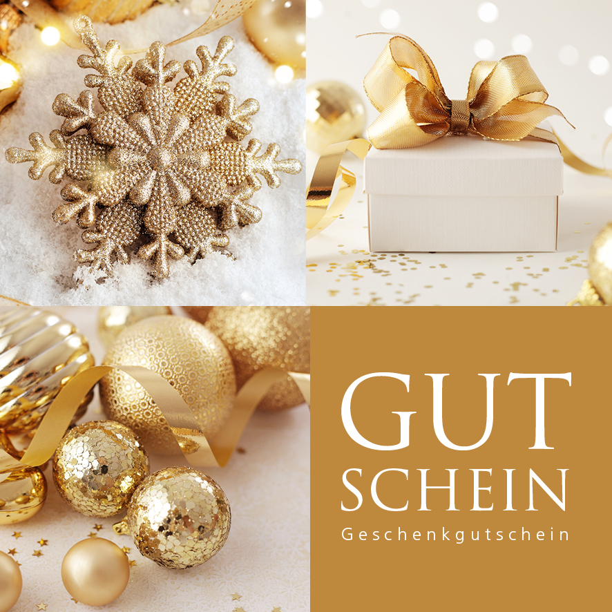 Gutscheine Weihnachten mit Kuvert - 12x12cm
