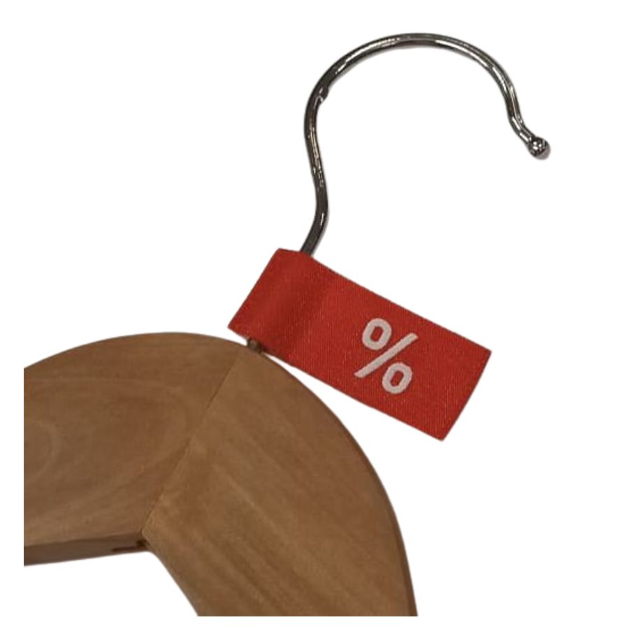 Bügelfahne aus Stoff - % Bügelfahne aus Stoff - %